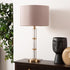 Oonagh Clear & Rose Gold Table Lamp